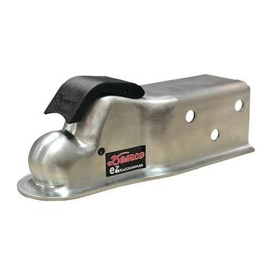 Demco 2"" Bolt-on Coupler for 3"" Wide Tongue EZ-Latch 7,000lb Capacity, Silver