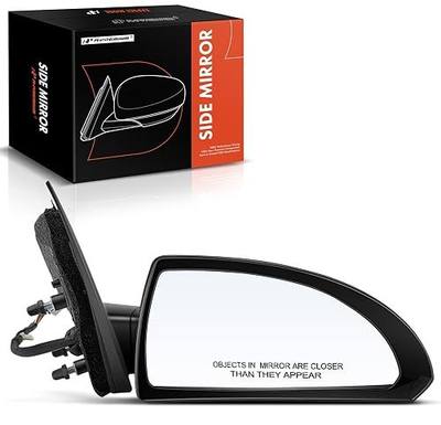 A-Premium Passenger Side Power Door Mirror Compatible with Chevy | for Impala 2006-2013, Impala Limited 2014-2016 - Non-Heated, Non-Folding, Black - Outside Rear View Mirror