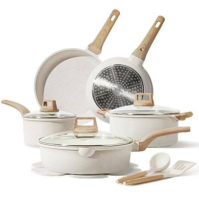 CAROTE Pots and Pans Set, Nonstick Cookware Sets, 14pcs | Induction Cooking, Ultra Durable, Easy to Clean, Even Heating, All-Stovetop Compatible, PFOA-Free Kitchen Set