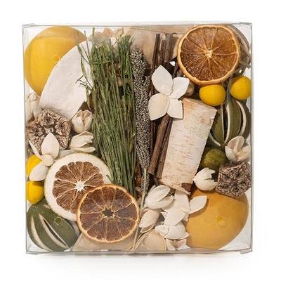 ANDALUCA Maison Box Fragrance Potpourri Decorative Vase & Bowl Filler Home Décor (Citrus Verbena)