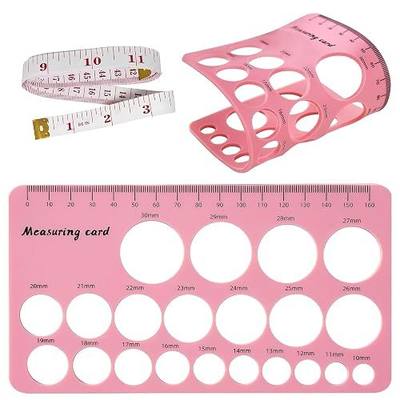 Nipple Rulers, Flange Inserts Sizing Measurement Tool for Breast Pump | Soft Silicone Flange Size Measure, Nipple Measuring for New Mums/Women