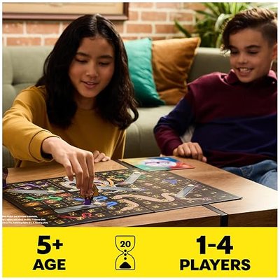 Spin Master Games Harry Potter Serpents & Staircases Classic Game | Race to the Top of Hogwarts, Develops Logic, Avoid Serpents & Use Magic Staircases, Fun for Muggles, 1-4 Players, Ages 5+