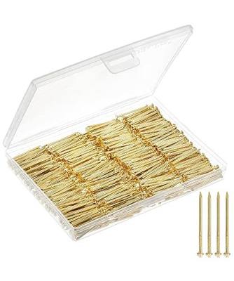Mr. Pen- Hardware Nails, 600 pcs, 1 Inch, Gold | Small Nails for Hanging Pictures, Finishing Nails, Wall Nails for Hanging, Pin Nails, Hardware Nails, Assorted Nails