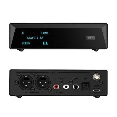 B3 Bluetooth Receiver for Mixers, DJ, PA & Stereo Systems | XLR, RCA, optical output, LDAC and aptX HD, ESS DAC, custom Bluetooth name, pairing password support