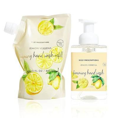 Body Prescriptions Gentle Deep Cleansing for Soft Clean Hands, Foaming Hand Soap, Lemon Verbena