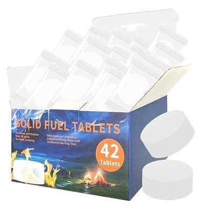 Solid Fuel Tablets Fire Starter for Fireplace, for Indoor and Outdoor use, for Campfires, BBQ, Fire Starters for Grill and Wood Stove - Firelighters