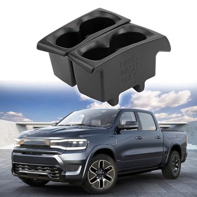 Cup Holder Insert Fit for 2019-2026 Dodge Ram 1500 5YK46TX7AC