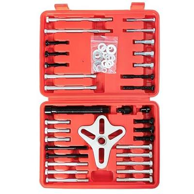 Harmonic Balancer Puller 46pcs Steering Wheel Puller Flywheel Remover Crankshaft Pulley Removal Steering Wheel Pulling Set