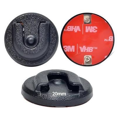 UAYESOK Universal Ham CB Radio Mic Hanger Clip Mount Hook, 1 Pack | Mobile Radio Speaker Mic Holder, Portable Car Vehicle Truck Holding Clip, For Kenwood Motorola QYT Mobile Transceiver Mic