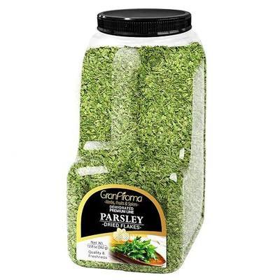 GranAroma Parsley Flakes, 12.8 oz, Bright Flavor, Garnish & Ingredient, Versatile