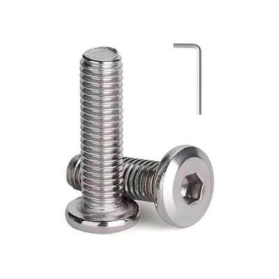 M6 x 20mm (20 Pack) Metric Flat Head Hex Socket Cap Screws Bolts, 304 Stainless Steel 18-8, Hex Drive, Bright Finish, Fully Machine Thread