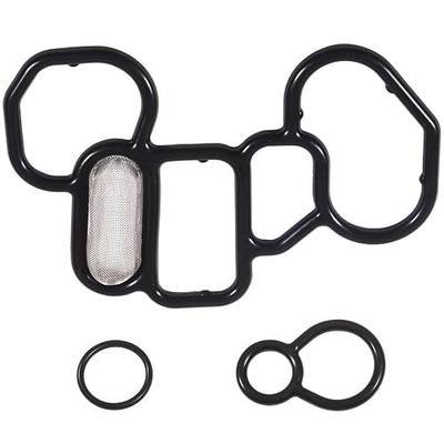 15825-P8A-A01 36172-P8A-A01 for Honda Pilot 3.5 Oil Filter Adapter Gasket,97-21 Accord Crosstour Passport Odyssey Acura CL MDX RDX RL RLX TL TLX TSX ZDX Spool Valve Filter 3.0 3.2 3.7 91319-PR3-000