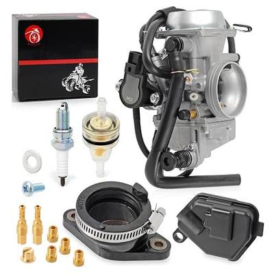 Carburetor & Intake Manifold Boot For Honda Rancher 400 TRX400FGA TRX400FA 2004 2005 2006 2007 Carb