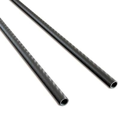 2pcs Carbon Fiber Tube 10x8x420mm,6~50mm Available, 3K roll Wrapped Twill Matte Finish.