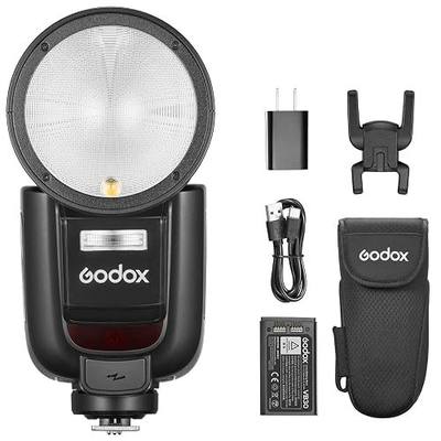 Godox V1Pro-F Flash Speedlite for Fujifilm, with Detachable Sub Flash SU-1, USB-C Charge Battery, 2.4G X Wireless HSS TTL Speedlight Flash