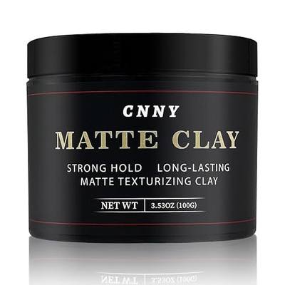 CNNY Men's Hair Styling Clay 3.53 oz, Firm Hold, Matte Finish, Hair Clay with Natural Ingredients, Add Volume & Texture, Premium Men’s Hair Type