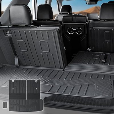 JOULARISE Cargo Mat for Honda Pilot 2023-2026 Accessories, w/Side Mats
