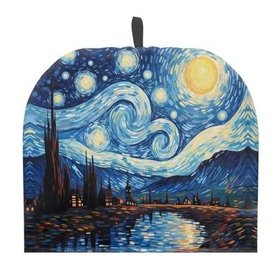 Generic Hudotybom Starry Night Tea Cozy for Teapot Insulated Large Teapot Cover to Keep Warm Tea Kettle Cover Machine Washable Coffee Pot Cloth Covers Kitchen Home Decorations, CZA49