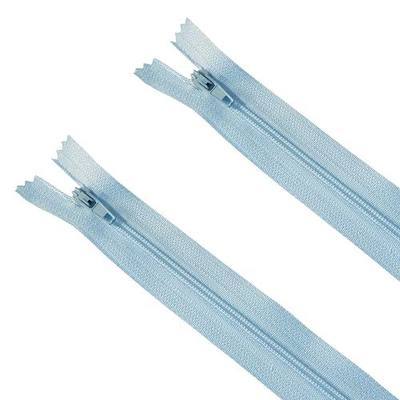 Seeking ROAM Standard Zippers, Nylon Coil, 2 Pieces (Light Blue, 14” Inches)