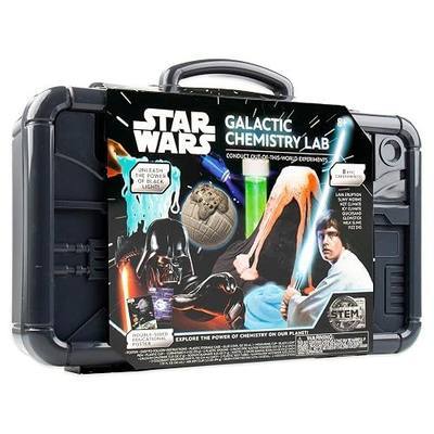STAR WARS Galactic Chemistry Lab, Science Kit for Kids with 8 Easy Experiments and Reactions, Including DIY Lightsaber, Slime & Earth Science, Toys, Chemistry Set, Gifts for 6 Year Old Boys