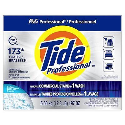 Tide PRO Laundry Detergent Powder Bulk, Commercial Use (173 loads, 197 oz)