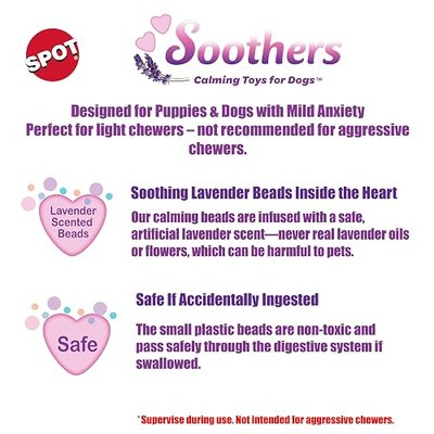 SPOT Soothers Tabbie Lambie Dog Toy - 8in Mini Stuffing-Free Calming Plush with Lavender Scent & Squeaker for Toy Breeds & Puppies, Anxiety Relief - 1 of 3 Assorted Colors, Sent at Random