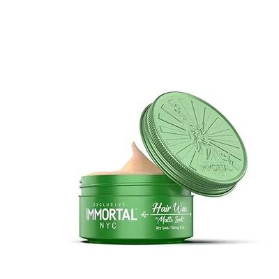 Immortal NYC Matte Look Hair Wax, 1, Provides strong hold, matte finish, natural look, extra volume, all-day control, and washes out easily.