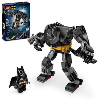LEGO DC Batman: Batman Mech Armor Super Hero Toy, Collectible Robot Action Figure and Minifigure Included, Creative Super Hero Gift for Kids & Fans Ages 6 and Up, 76270 | Collectible Robot Action Figure, Minifigure Included, Creative Gift for Kids & Fans