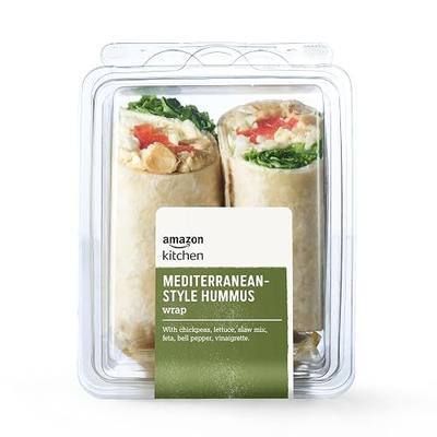 Amazon Kitchen, Mediterranean-Style Chickpea Wrap, 10.6 oz