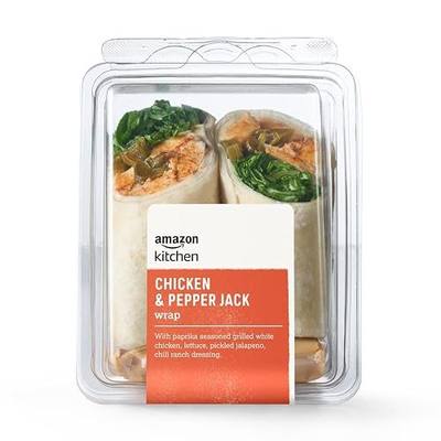 Amazon Kitchen, Chicken & Pepper Jack Wrap, 9.1 Oz