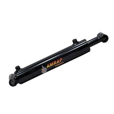 2x16 Hydraulic Cylinder - 2" Bore 16" Stroke Double Acting Welded Cross Tube Hydraulic Cylinder 3500 PSI Retracted: 24, Extended: 40,SAE#6