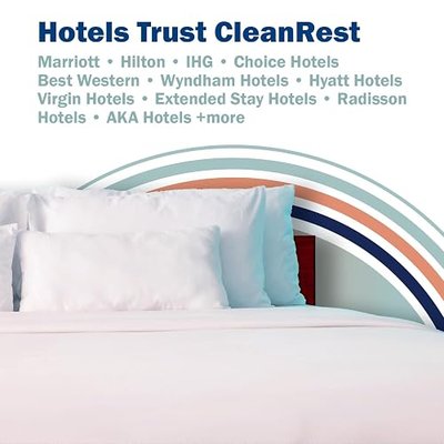 CleanRest PRO Box Spring Encasement - Ultimate Defense Against Allergens, Dust Mites, and More - Water Resistant, MicronOne Allergen Barrier, Zip-N-Click (Queen)