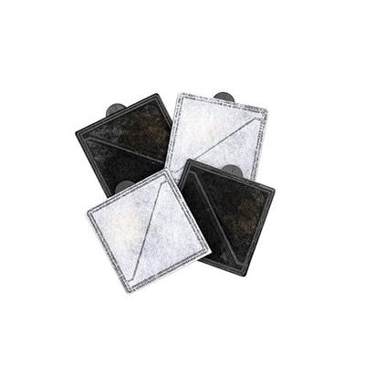 PetSafe Ion-X Pet Fountain Replacement Filters, Pack of 4 | Up to 4-Month Supply, Activated Carbon + Ion-Exchange Traps Odors, Fits Outlast & Viva Pet Fountains