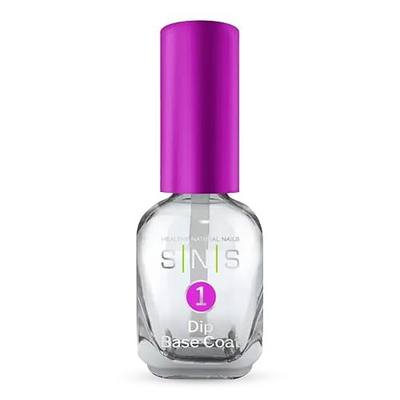 SNS Dip Base Coat for Dip Powder Nail Color & French Dip Manicures | Long-Lasting Dip Powder Adhesive to Support Healthier & Stronger Nail Bed - Low-Odor & No UV Lamp Required