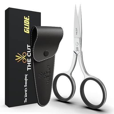 The Cut Factory® Precision Facial Hair Scissor Premium Stainless Steel Grooming Tool for Eyebrows, Mustache & Beard One Tool, All Power – No Fillers, (1x scissors only)