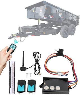 Wireless Dump Trailer Remote, Dump Trailer Wire-Free Remote Control, G3-H01 | 12 Volt Hydraulic Lift Winch Tilt, Hydraulic Cordless Remote Controller, 50-100ft Operating Range, G3-H01, Remote*2
