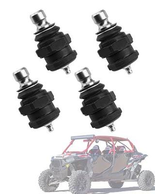 Heavy Duty Ball Joints, Fit for 14-24 Polaris RZR XP 4 1000 EPS High Lifter | 4 Pack, KRZRBJ10-PACK, Compatible with Polaris RZR XP 4 Turbo S, Off-Road UTV Death Grip Replacement Ball Joints Kit