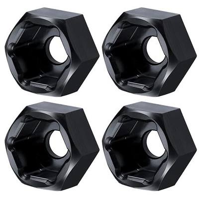 MORLORDY 4Pcs 5mm to 7mm Wheel Hex Hubs Adapter RC Hex Combiner for WPL D12 1/10 RC Trucks 1/24 SCX24 RC Cars