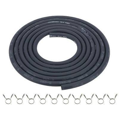 5.5mm Fuel Line 1/5 Inch Gas Tube Fuel Hose 5 Feet for ATV Quad Pit Dirt Bike Go Kart Moped Pocket Bike Motorcycle Parts with 10pcs Clamps