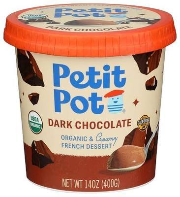Petit Pot, Pudding Chocolate Dark Organic, 14 Ounce