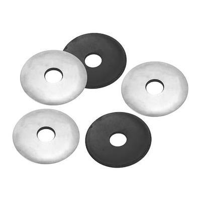 PATIKIL 304 Stainless Steel EPDM Bonded Sealing Washers, 10 Pieces 3/8" x1 1/2" Neoprene Rubber Washers Bonded Sealing Gasket for Marine Roof Bolt Supply