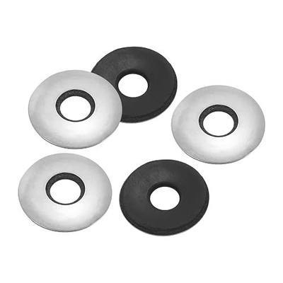PATIKIL 304 Stainless Steel EPDM Bonded Sealing Washers, 10 Pieces 3/8"x1" Neoprene Rubber Washers Bonded Sealing Gasket for Marine Roof Bolt Supply