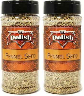 Fennel Seeds All Natural by Its Delish, Medium Jar (Pack of 2)