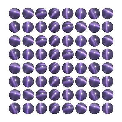 MJDCB 60pcs Purple Cat Eye Stone Beads 6mm Round Crystal Loose Bead for Jewelry Making DIY Bracelets Necklace Accessories