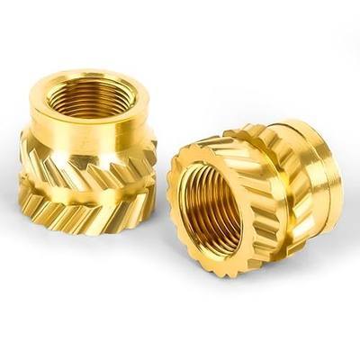 M3 Threaded Inserts, M3 x 5mm x 5mm Metric knurled Nuts, 100 PCS | 3D Printing Brass Nuts Female Threaded Inserts Brass Heat Set Insert Embedment Nut