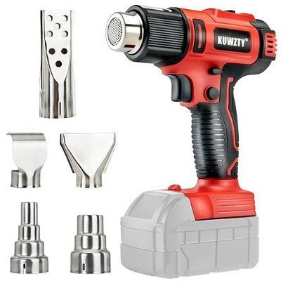 Cordless Heat Gun for Milwaukee M18 Battery,Lithium Hot Air Gun, 2-Temp Setting Max 1022°F(550°C),Heat Gun for Shrink Wrapping, Tube Bending,Resin & Decorating (Tool Only, NO Battery)