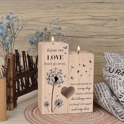 Sympathy Gifts for Loss of Loved One, Bereavement Candle Holders | Condolence Gift, Memorial Gifts for Mother Father Grandma Grandpa Aunt