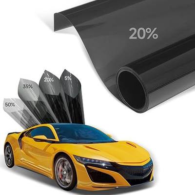 Window Tint Car Automotive, Privacy Protection, Nano Ceramic Car Window Tint, 2Mil Thick, DIY Installation, UVR 99% Heat& UV Block or Professional Application, (20% VLT), 20" x 10FT