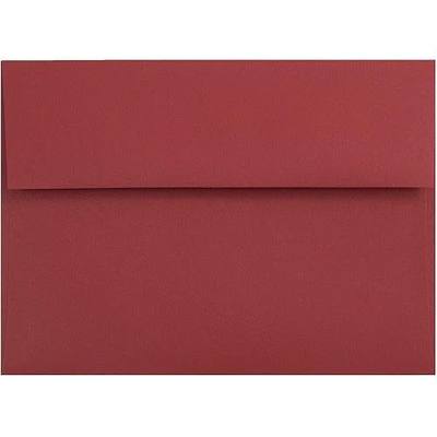 JAM PAPER A6 Premium Invitation Envelopes - 4 3/4 x 6 1/2 - Dark Red - 50/Pack
