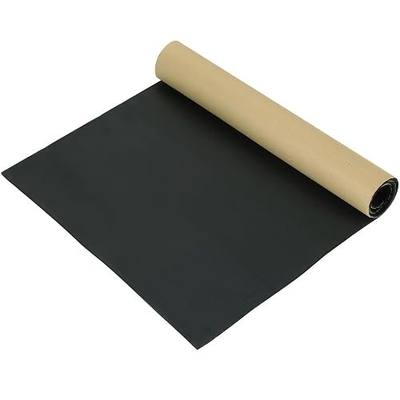 Sponge Neoprene with Adhesive Foam Rubber Sheet 1/8” Thick X 12” Wide X 24” Long, Padding Gaskets,Crafts for Weather proofing or Stripping DIY Gasket or Sealing Material